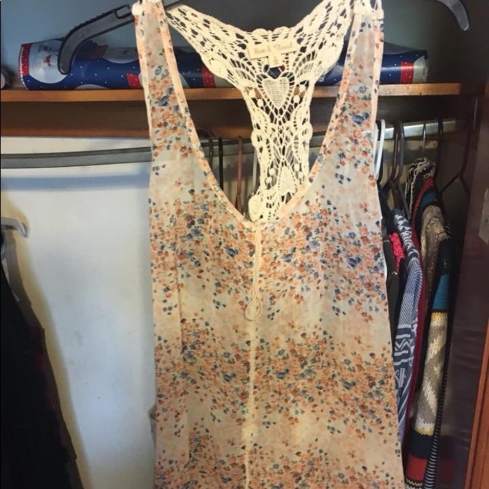 Flower tank top